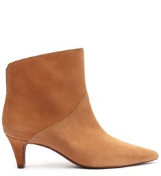 BOTA MARROM AREZZO CAMURCINA CANO CURTO SALTO FINO