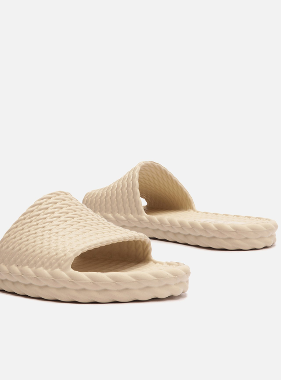 Chinelo Slide Off-white Brizza Marrocos