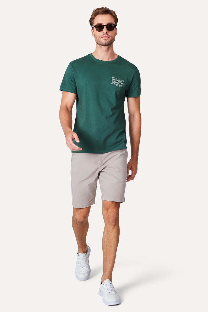 Camiseta Verde Reserva Slim Est Tracking Culture