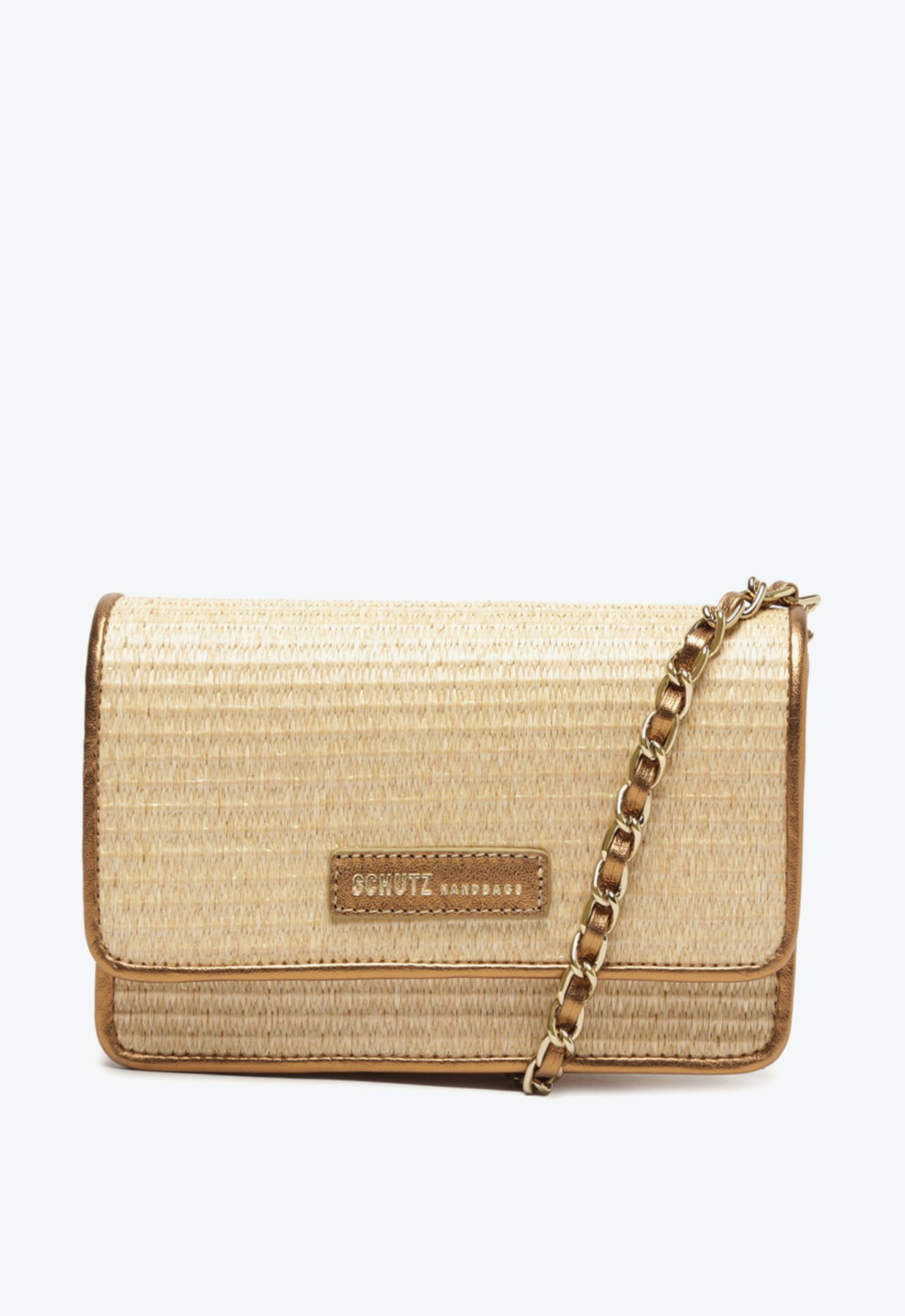 Bolsa Tiracolo Natural Bege Schutz 4Grls Lorena Ráfia | ZZ MALL