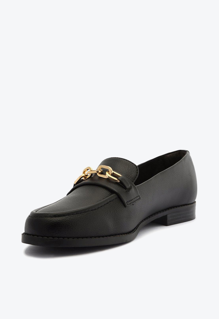 Mocassim Preto Anacapri Corrente