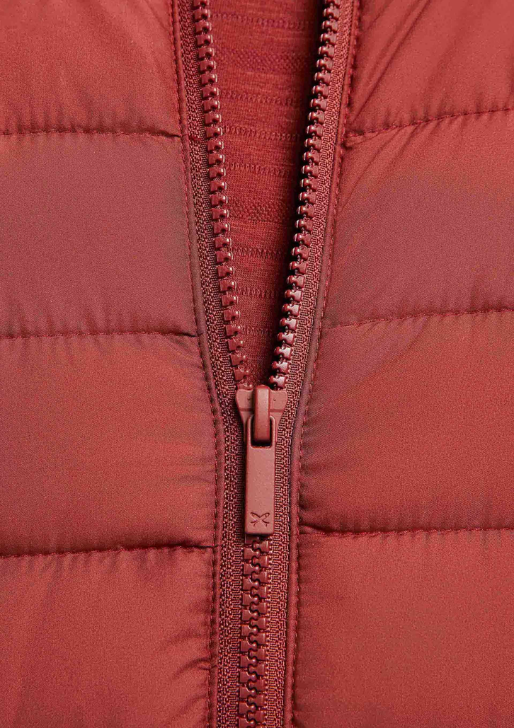 Jaqueta Marrom Médio Hering Básica Masculina Puffer Comfort