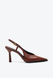 マロン15500 Slingback Marrom Vicenza Maitê | ZZ MALL