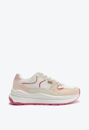 Tênis Rosa E Branco Anacapri Sporty Robusto