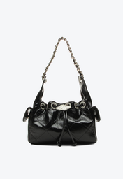 Bolsa Hobo Billy Pequena Preto