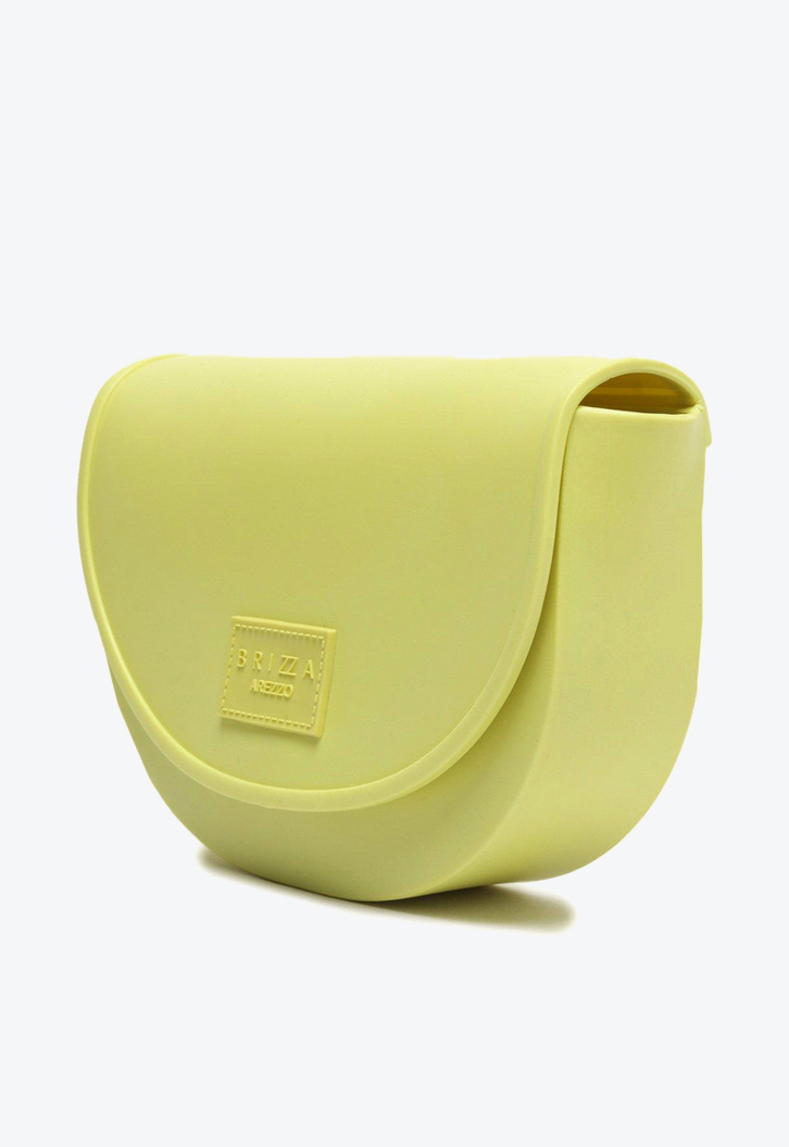Bolsa Tiracolo Amarela Brizza  Nina Pequena