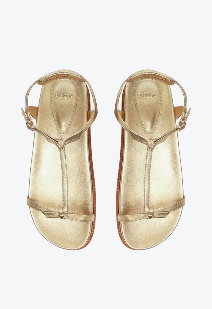 Slim Clarita Sport Sandal Leather Marrone