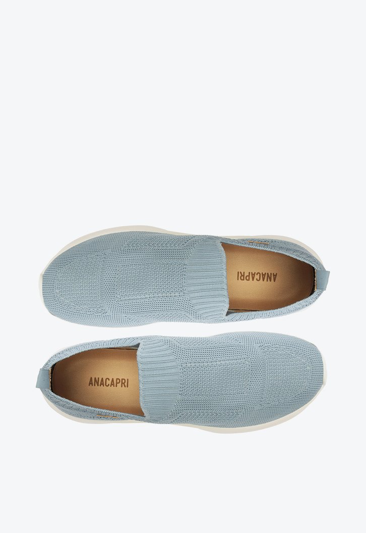 Tênis Slip On Azul Anacapri Chunky Knit