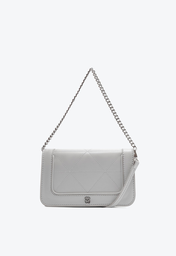 Bolsa Cinza Schutz Shoulder Ellen Couro