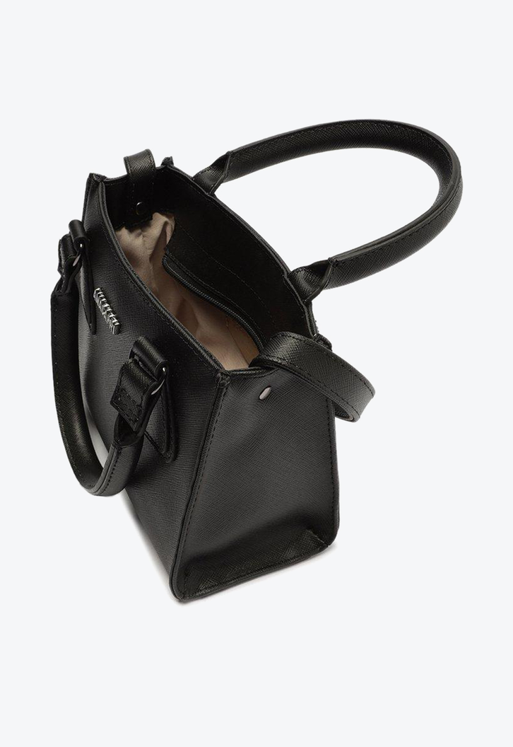 Bolsa Tote Mini Preta Anacapri Londres