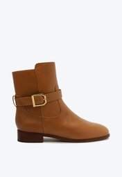 Bota Marrom Arezzo Couro Cano Curto Savannah