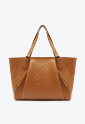 Bolsa Shopping Marrom Schutz Grande Couro