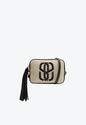 Bolsa Tiracolo Natural Preta Schutz Kate Trama