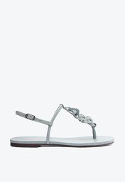 Sandália Slim Corrente Monocolor Azul