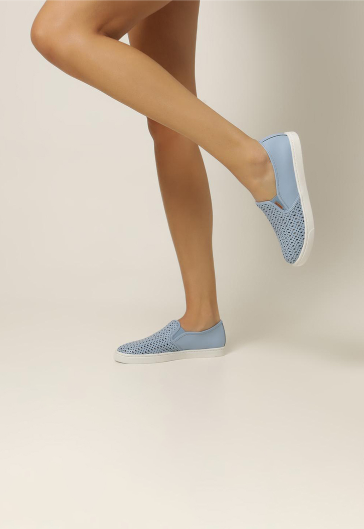 Tênis Slip On Azul Anacapri Blueberry Ana