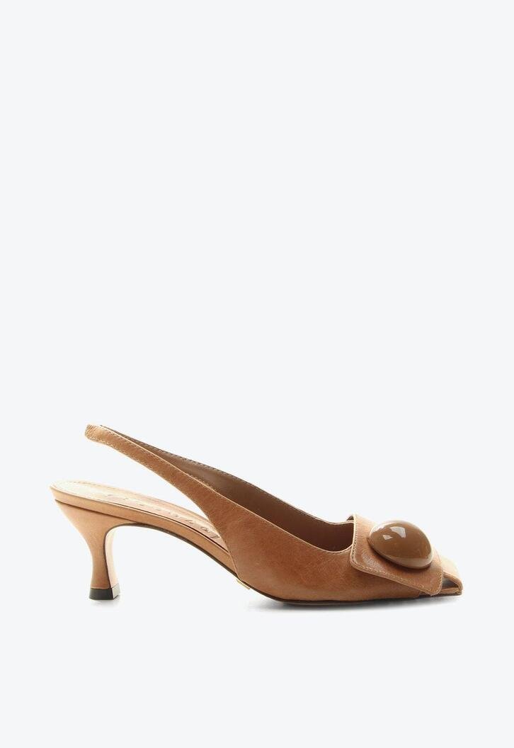 Slingback Martin Marrom