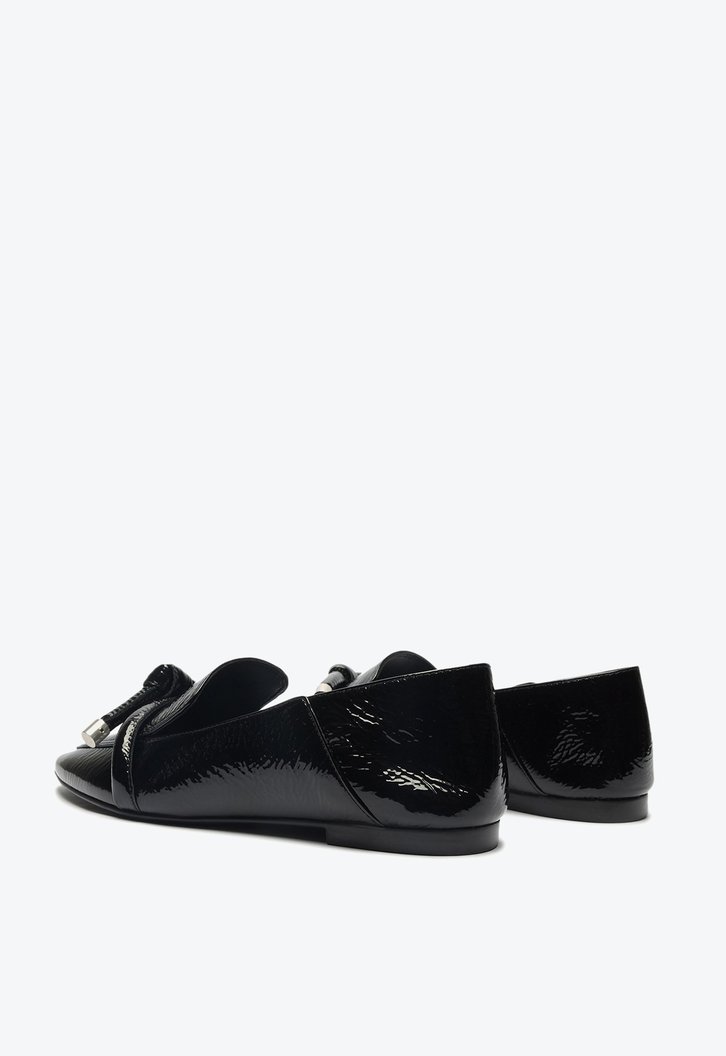 Sapato Mocassim Preto Schutz Verniz