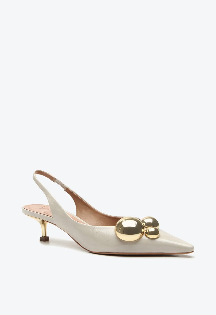 Slingback Olga Cinza