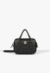 Bolsa Média Dream Couro Preta