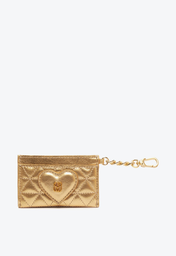Porta-cartão Bag Dourado Schutz The Love Couro