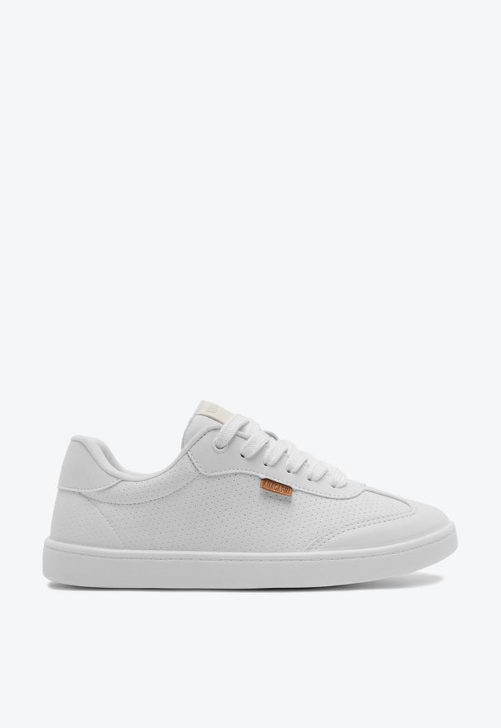 Tênis Detalhes Texturizados Na Lateral Branco