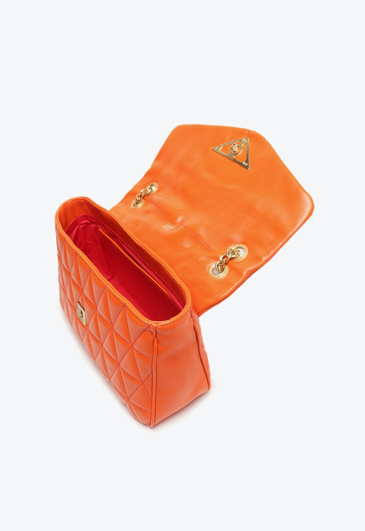 Bolsa Tiracolo Laranja Schutz Grande Matelassê 944