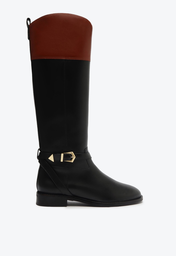 Bota Preta Schutz Cano Longo Couro