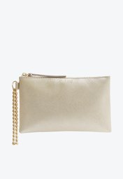 Necessaire Dourada Anacapri Chaveiro Corrente