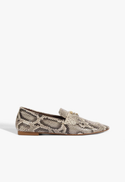 Mocassim Flat Shop Couro Amarelo | ZZ MALL