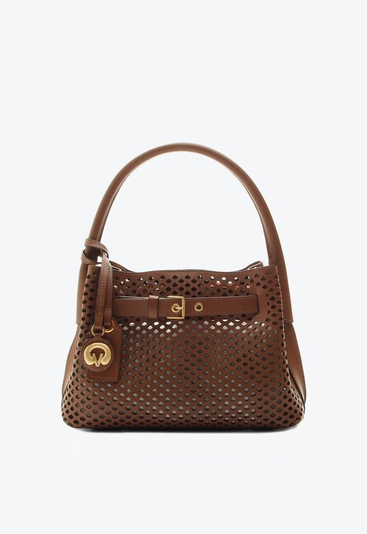 Bolsa Tote Agnes Média Marrom