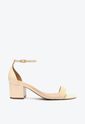 Sandália Off-White Arezzo Couro Bloco Médio Isabelli