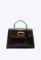 Bolsa Tote Blanca Média Marrom