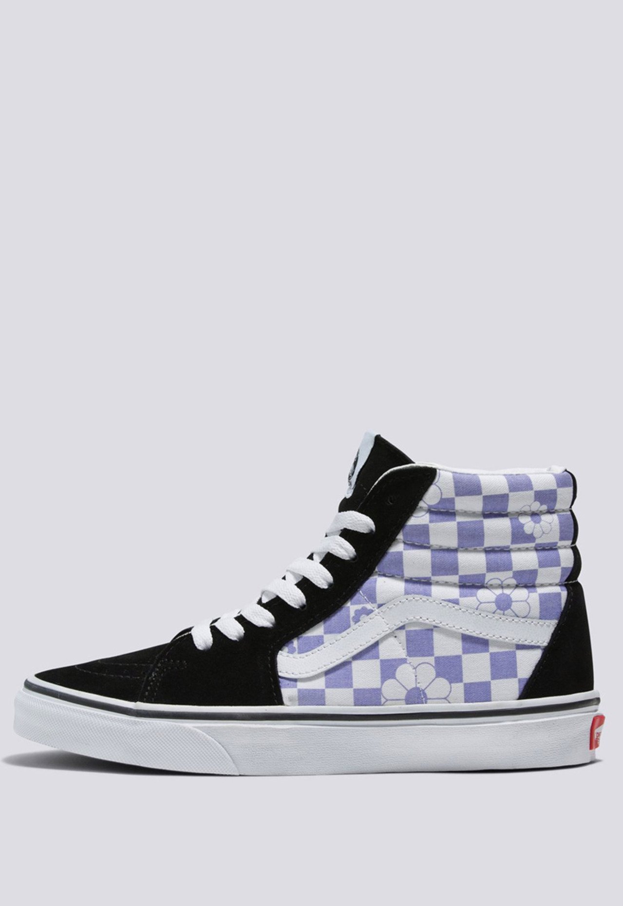 Tênis Sk8-Hi Floral Checkerboard Lavender Black | ZZ MALL
