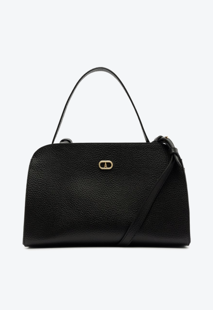 Bolsa Tote Média Retangular Preta