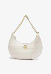 Bolsa Branca Schutz Shoulder Pequena Couro