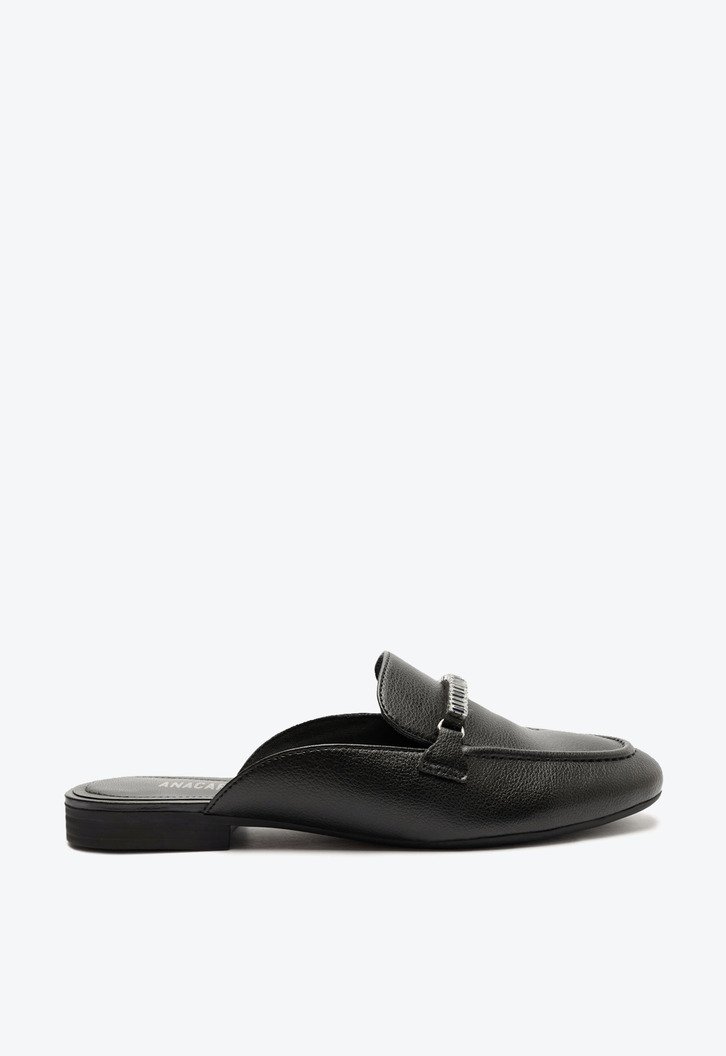 Mule Preta Anacapri Tira Glam
