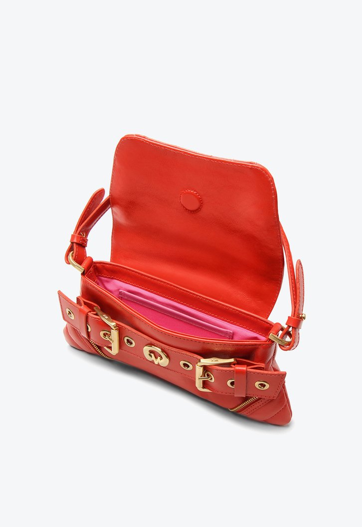 Bolsa Shoulder Lien Média Vermelho