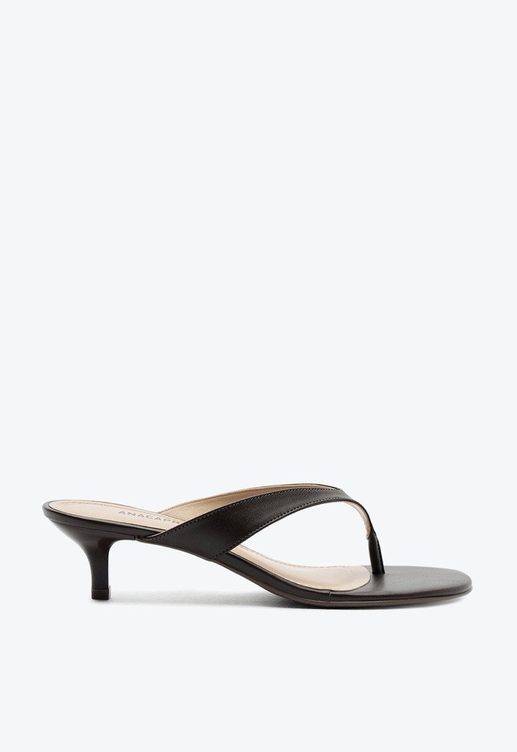 Tamanco Salto Fino Marrom