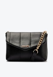 Bolsa Tiracolo Pequena Matelassê Flufy Preta