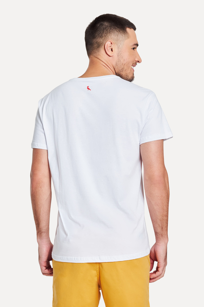 CAMISETA BRANCA RESERVA ESTAMPADA BRASIL
