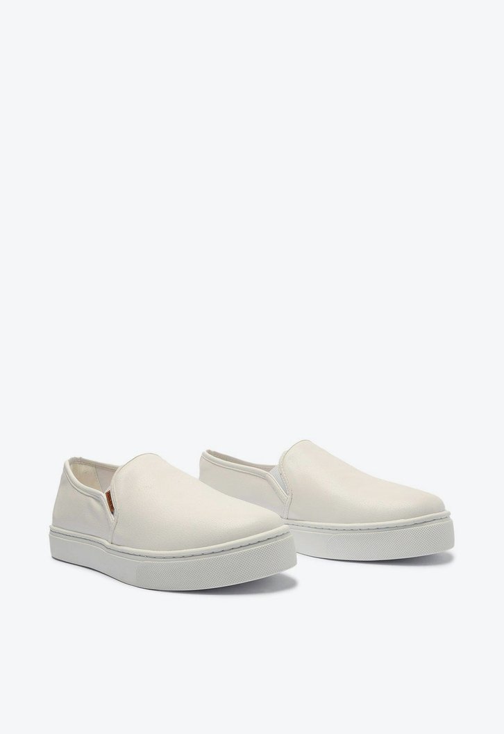 Tênis Slip On Branco Anacapri Sola Alta Basic