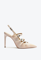 Sapato Mule Rosa Schutz Veronica Pump Couro