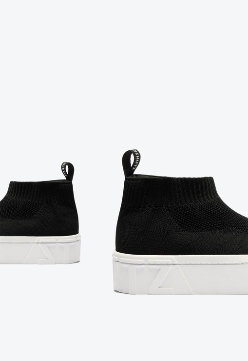 Tênis Slip On Preto Schutz Mauli Knit