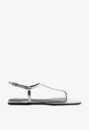 Sandália Slim Specchio Prata