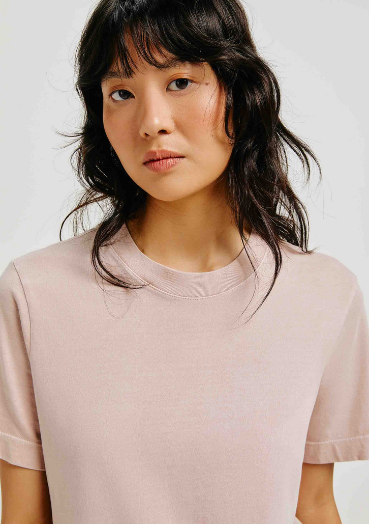 Blusa Nude Hering Feminina Manga Curta Estonada