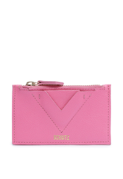 Porta-cartões Rosa Schutz Ellie Couro