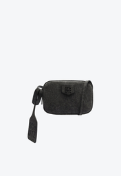 Bolsa Bag Jeans Preta Schutz Pequena Camera