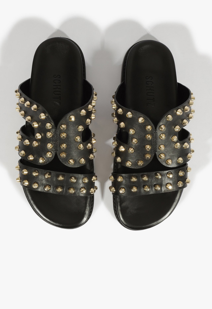 Papete Strass preta