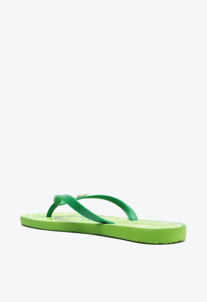 Chinelo De Dedo Verde Brizza Essential E Bag Fruttare
