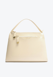 Bolsa Tote Pouch Off-White Arezzo Emilly Grande